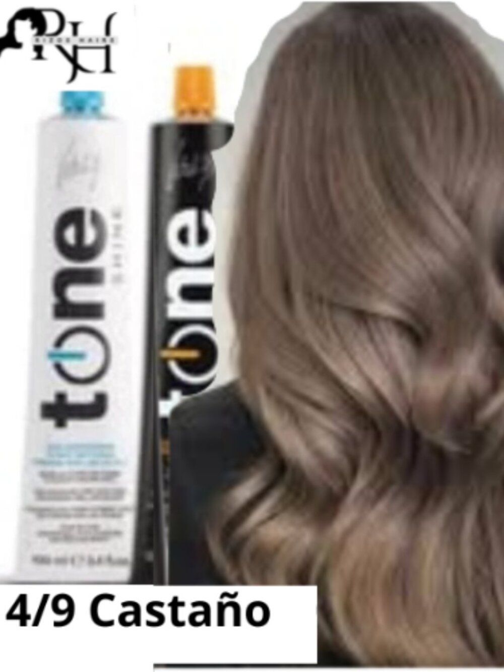 Tinte Vitality's Tono 4.9 Castaño semi permanente color cabello Color intenso